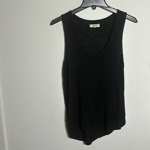 Ladies Black MADEWELL VISCOSE TANK TOP